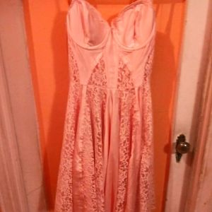Guess Pink/Peach corset dress